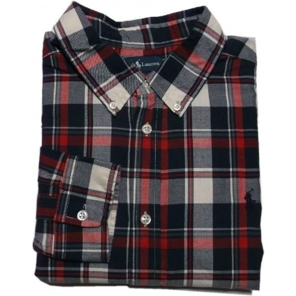 ボーイズサイズ 長袖 ボタンダウンシャツ 紺 ネイビー boys PR2-984