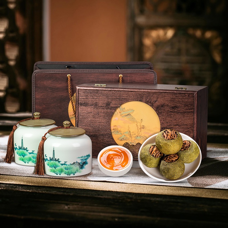 Xinhui Xinhui Xiaoqinggan Pu er Tea本物の生のドライタンジェリンpu er Gift Box 500g