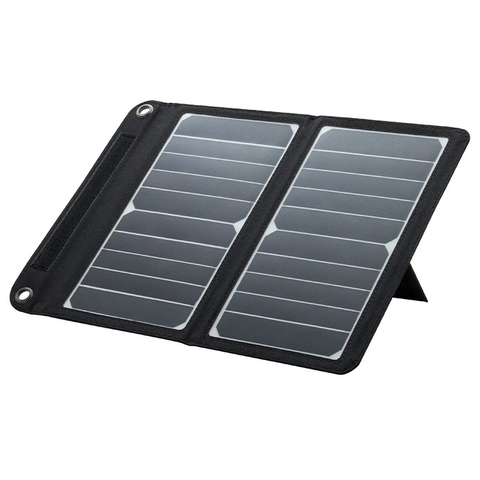 ソーラー充電器 10W ソーラーパネル 太陽光パネル ソーラーチャージャー 太陽光発電 家庭用 折りたたみ 持ち運び 災害 ポータブル電源 停電対策 スタンド付き