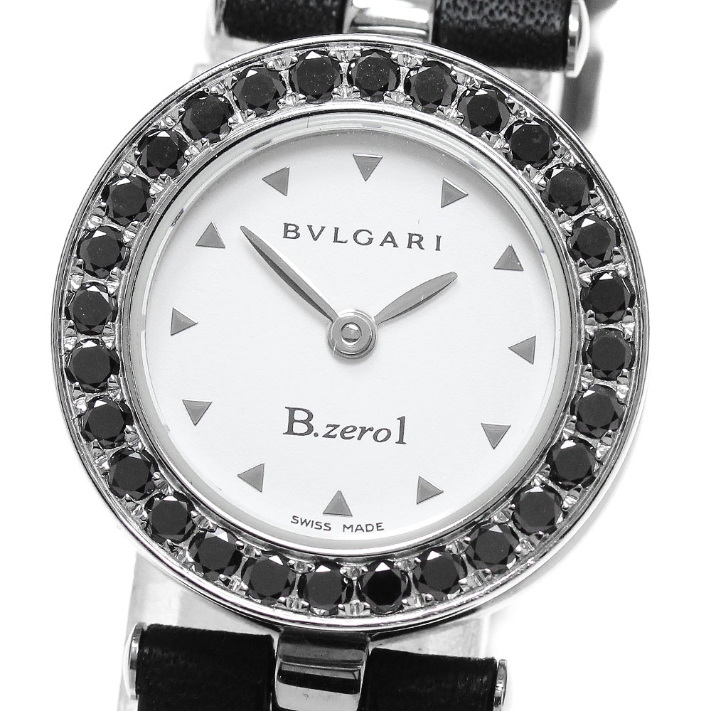 BVLGARI ブルガリ　B.zero1 ダイヤ付き　時計 BVLGARI】ブルガリ『B-zero1 ビーゼロワン ムーンダイヤ』BZ35S メンズ