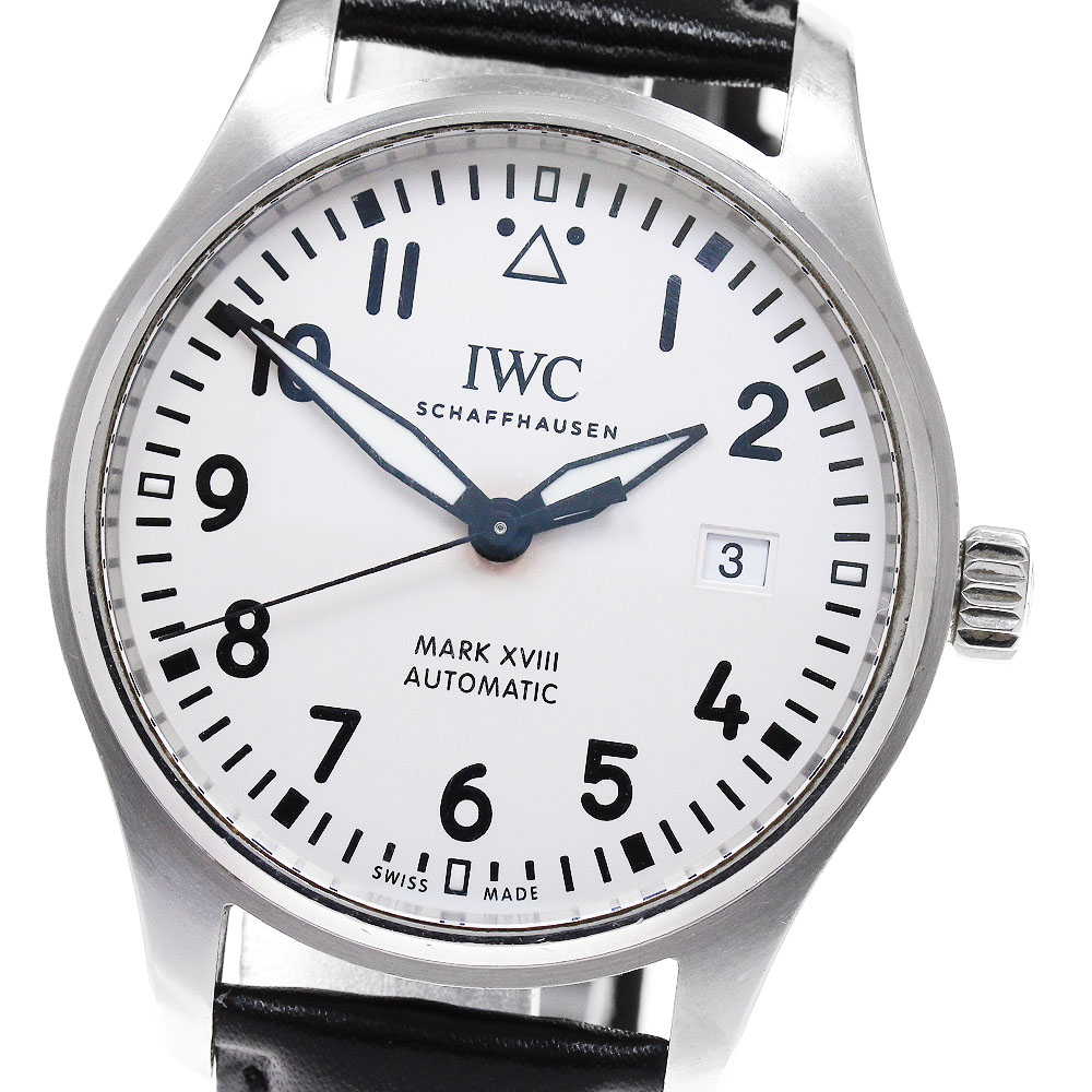 IWC IWC SCHAFFHAUSEN IW327012 パイロットウォッチ マークXVIII デイト 自動巻き メンズ _837295【中古】