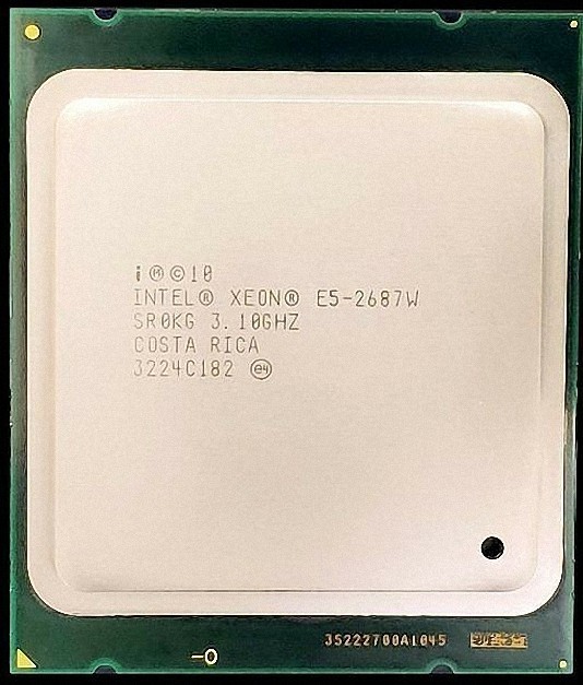 2個セット Intel Xeon E5-2687W SR0KG SR0GX 8C 3.1GHz 20MB 150W LGA 2011