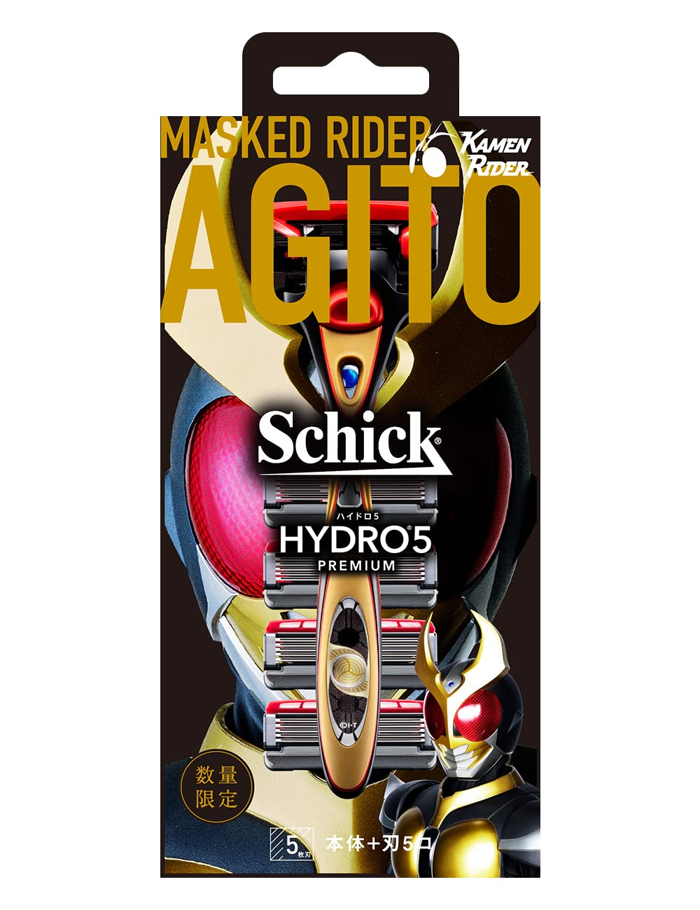 Schick(シック) シック Schick ハイドロ5プレミアム 仮面ライダーアギトホルダー(本体+刃5コ) 4,002円