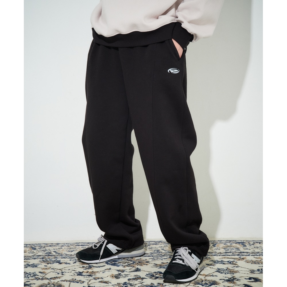 スローアシッドバックロゴオーバーフィットストリングスウェットパンツ [ブラック] 7,608円