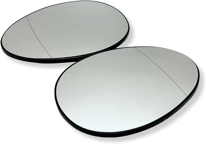 互換品 社外 BMW MINI ミニ クーパー ドアミラー レンズ サイドミラー ガラスレンズ R56 R55 R57 R59 R60 R61(左右ペア)