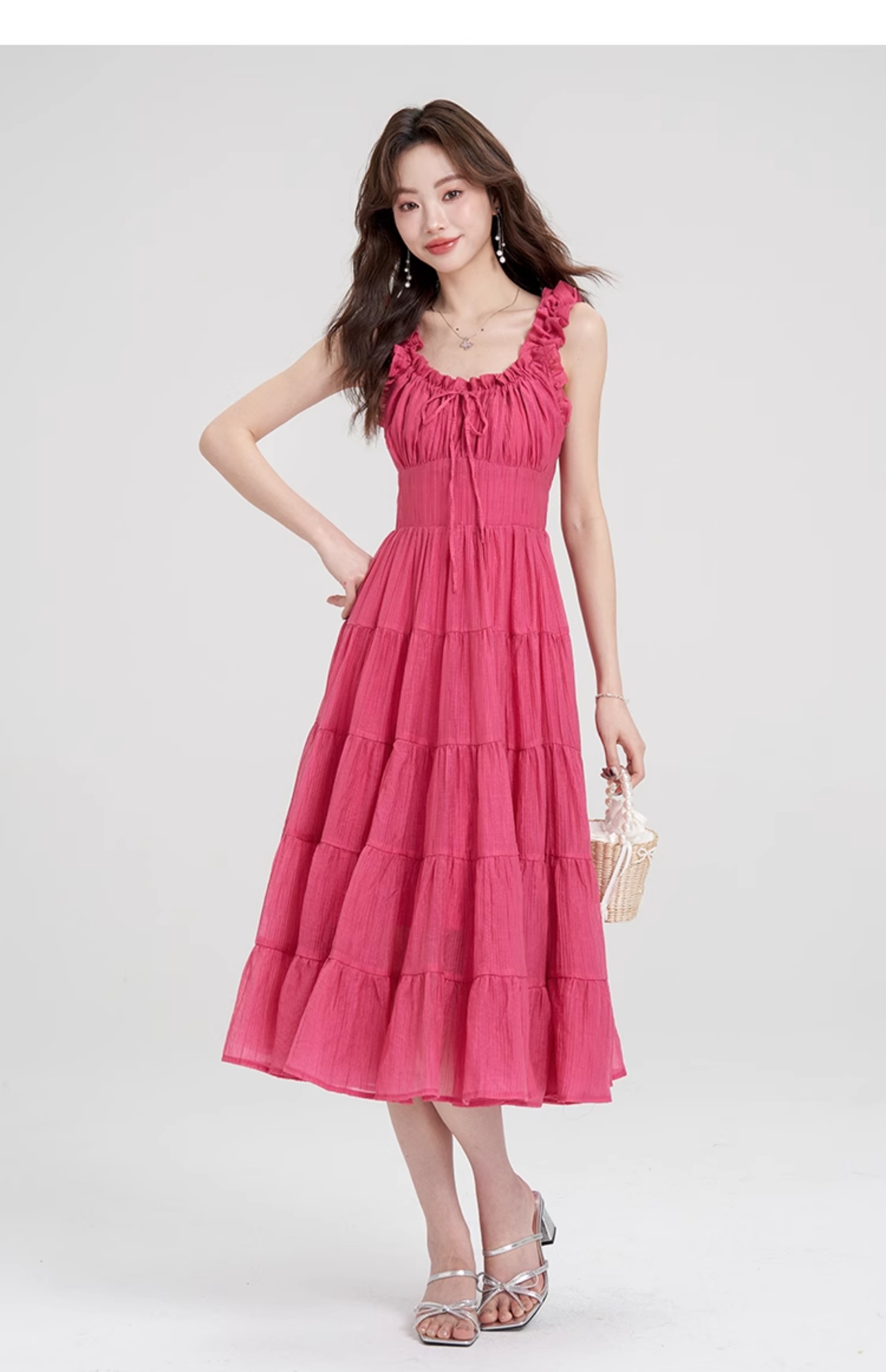 あなたの夢みたいなサマーリゾートドレス 軽やかにロマンチックにあなただけのな一着