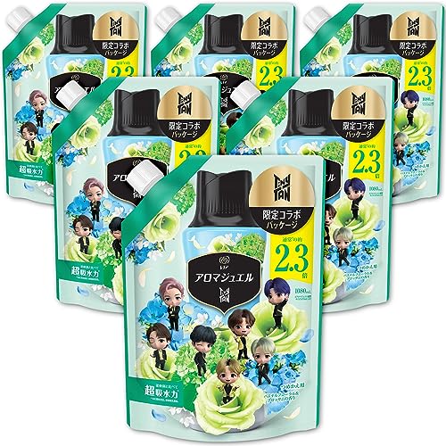 [ケース販売] レノア ハピネス アロマジュエル 香り付け専用ビーズ パステルフローラル&ブロッサム TinyTAN限定コラボパッケージ 詰め替