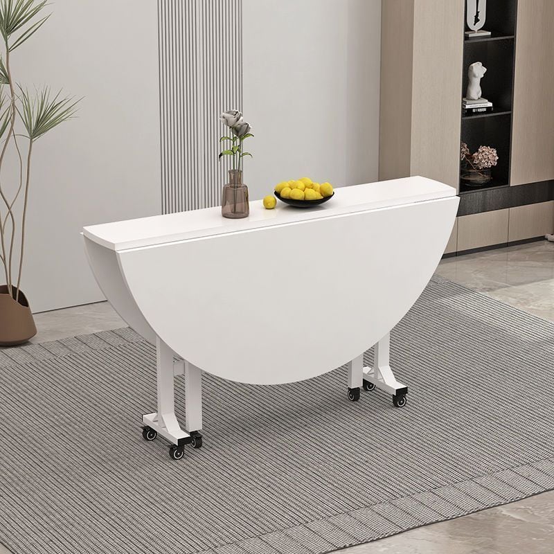 ダイニングテーブル 3パターン デザイン 棚 ラック 直径80cm おしゃれ インテリア 大理石風 折りたたみ 可動式 キャスター付き シンプル キッチン リビング ホワイト ブラック