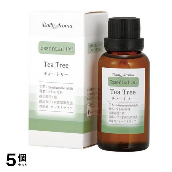 デイリーアロマ エッセンシャルオイル ティートリー 30mL 5個セット