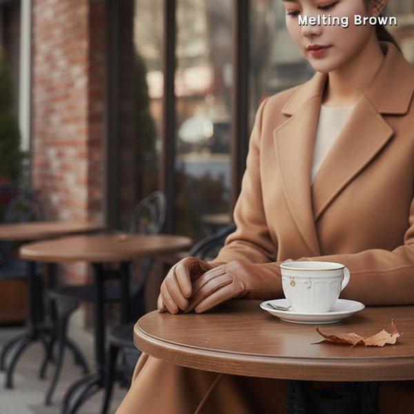 女性ラムスキン手袋　羊革手袋 LG26