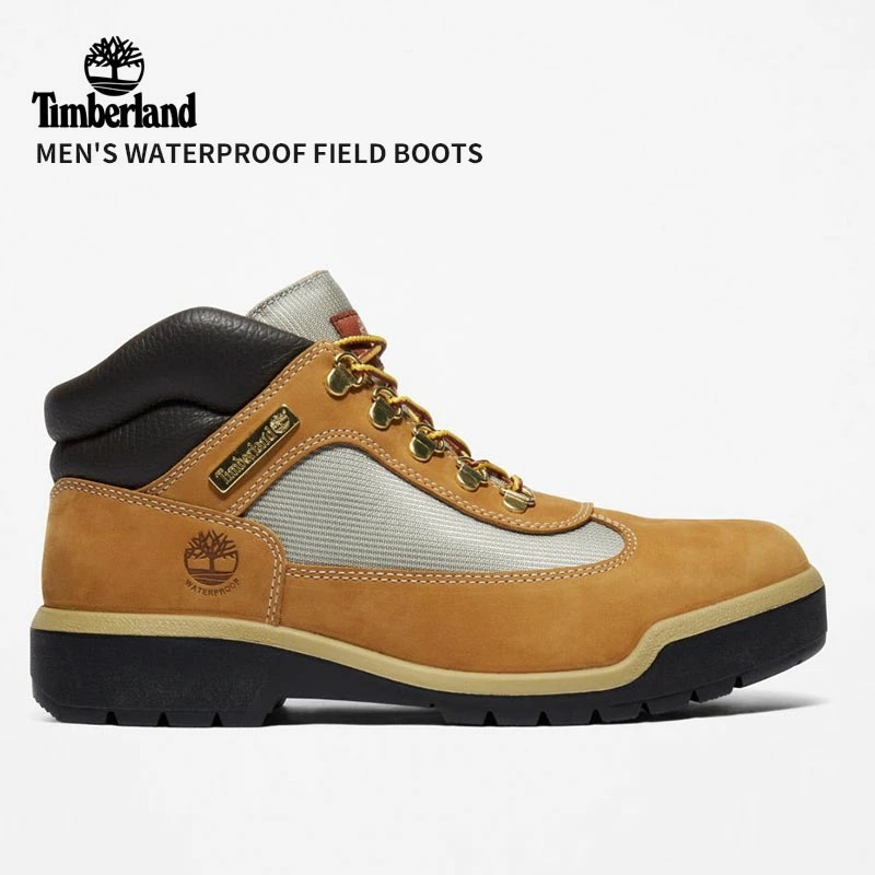 ティンバーランド Timberland メンズ ウォータープルーフ フィールド ブーツ Wheat Nubuck レザー 防水 ブーツ A18RI