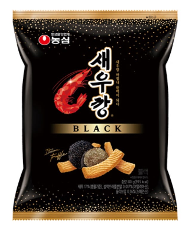 【送料込み！まとめ買い】セウカン BLACK えびせん 72g 20袋 えび風味 韓国 お菓子 おやつ スナック おつまみ 食品 6,059円