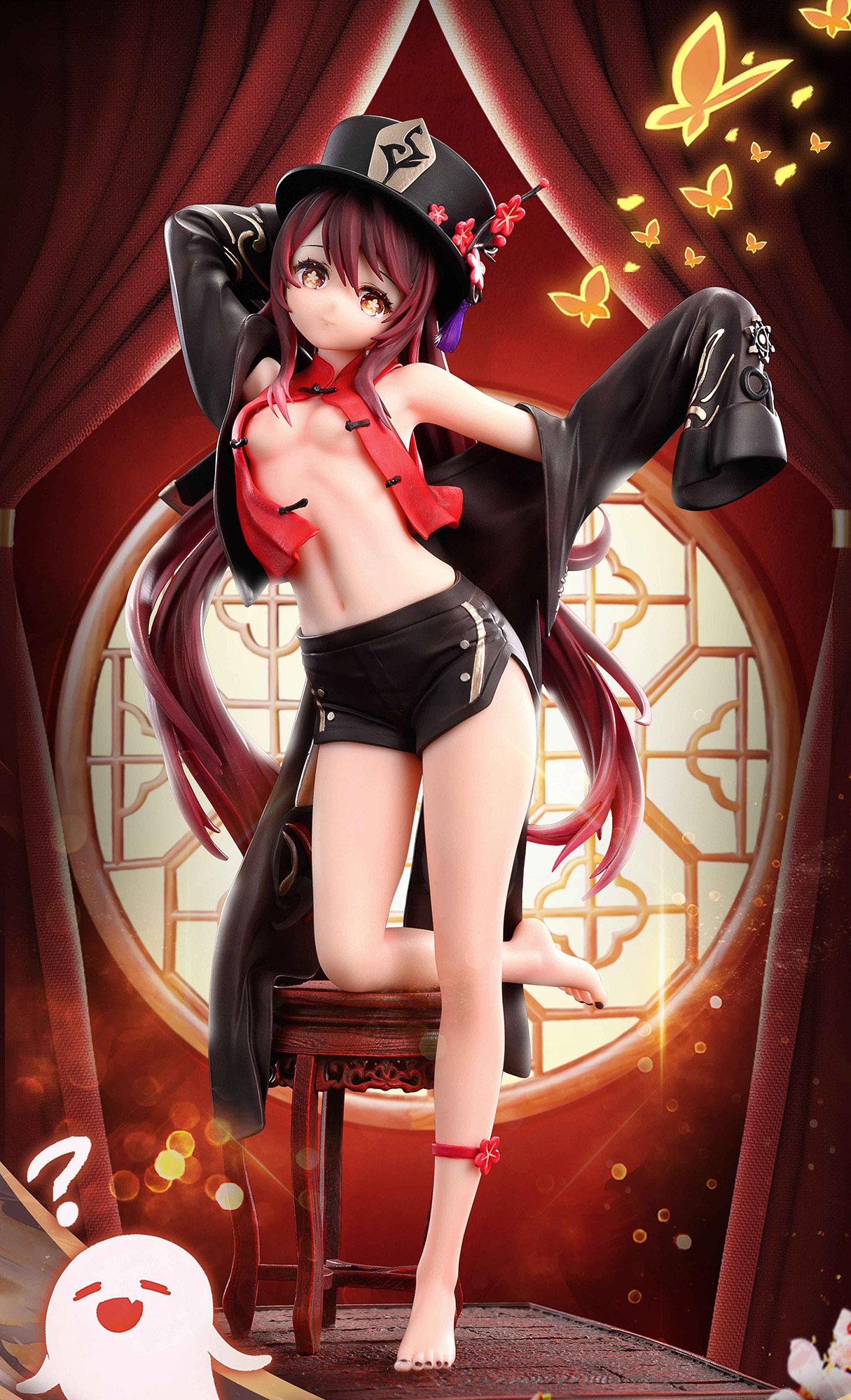 胡桃 フータオ フィギュア 1/7スケール 塗装済み完成品 ガレージキット M.S 限定販売 スタチュー