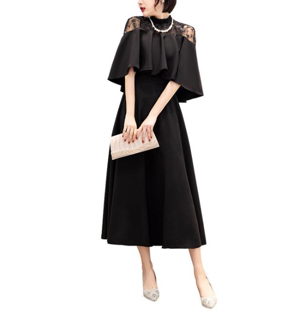 4色　パーティードレス　ワンピース　結婚式　発表会　二次会　披露宴　ロング丈　上品　イブニングドレス