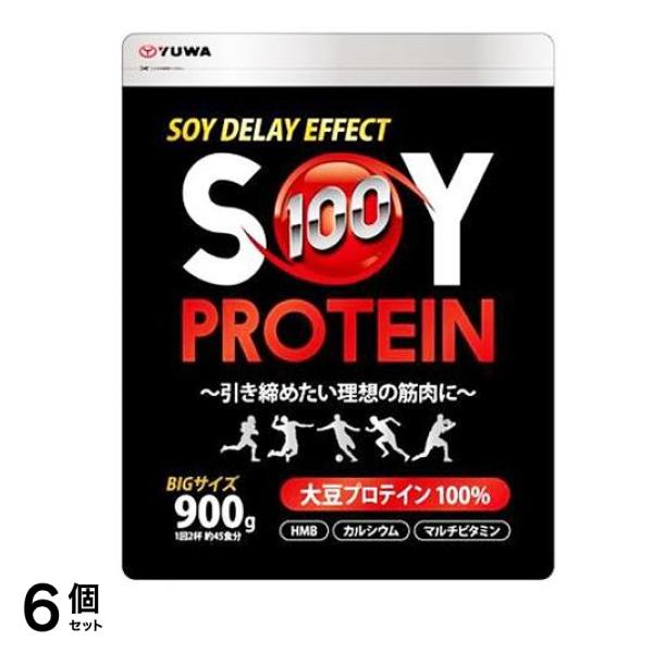 YUWA(ユーワ) ソイプロテイン 900g 6個セット