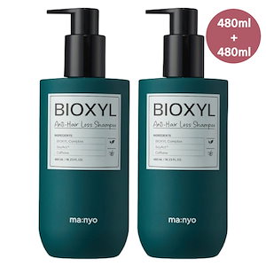 【1+1】バイオクシルアンチヘアロスシャンプー, 480mL/健康な頭皮/脱毛防止/角質ケア/低刺激/植物由来界面活性剤/韓国コスメ