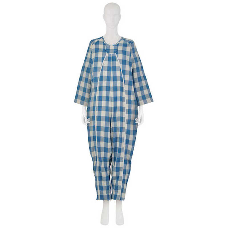 竹虎　フドーねまきA 厚手 LL チェックブルー　107085