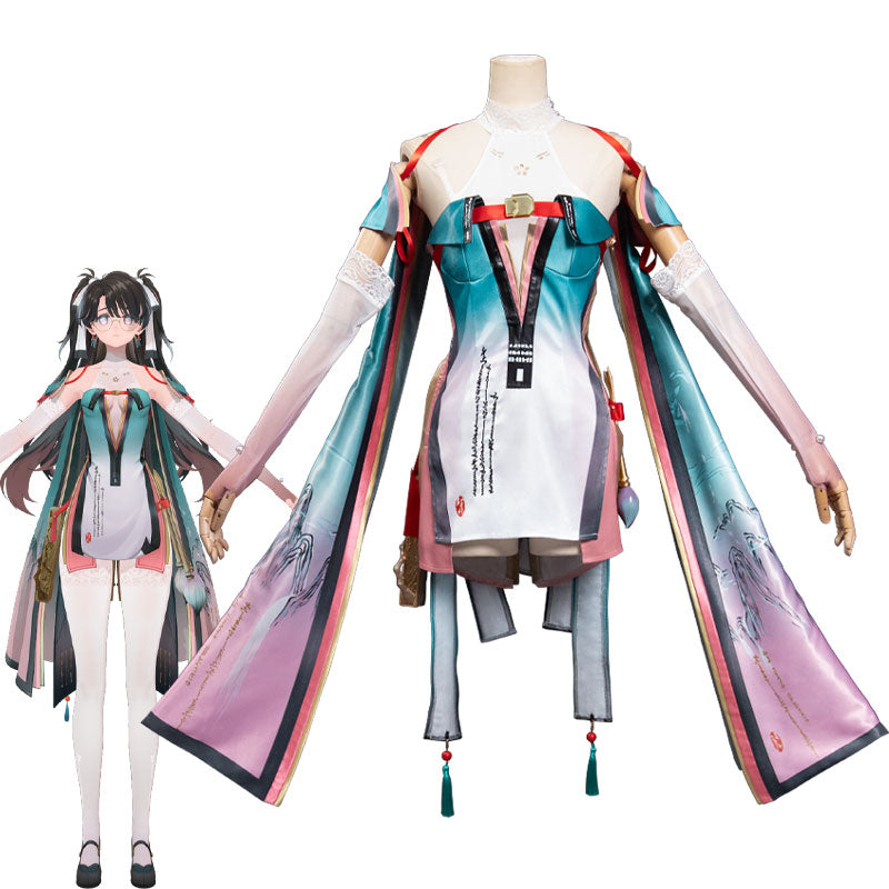 zhzhi女性のコスプレ衣装,ゲームの波,魔法のブラシの画家,ハロウィーンのパーティーの衣装,ドレス魔法の