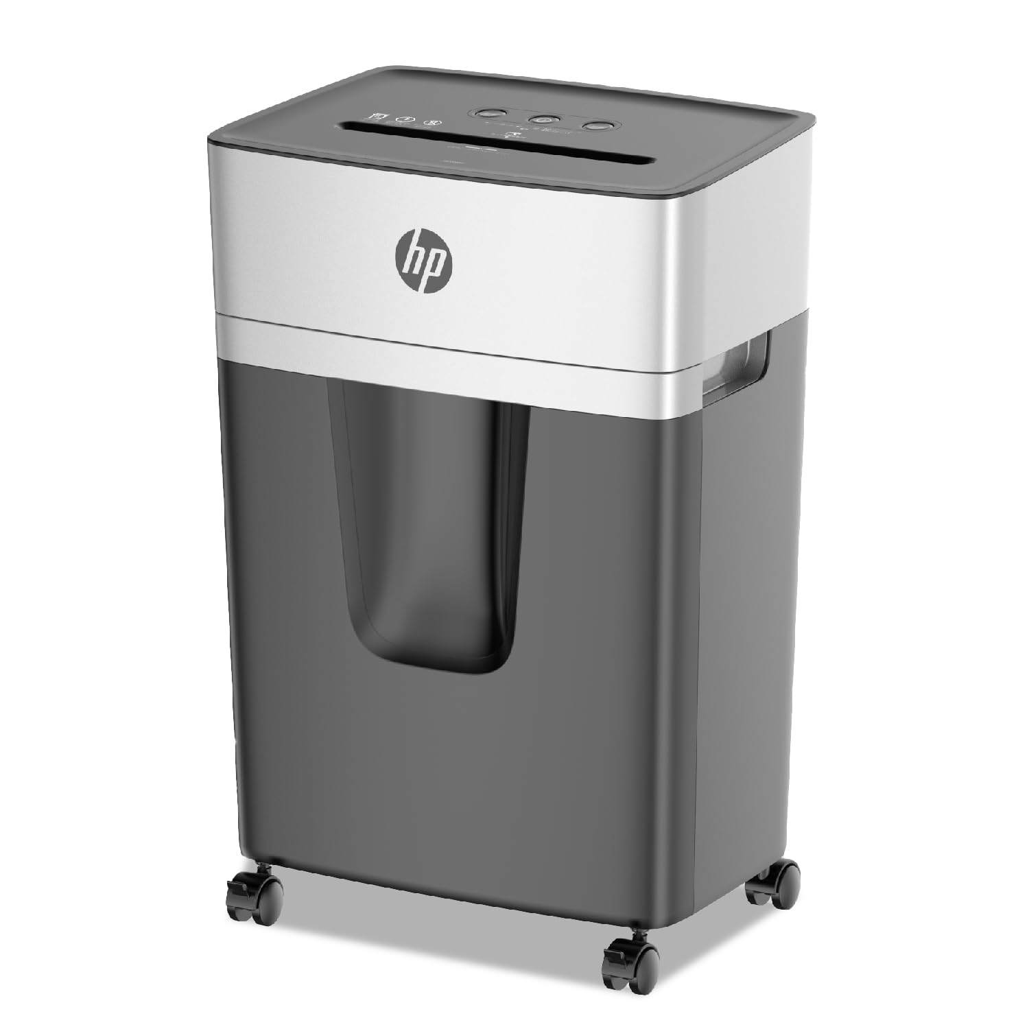 HP電動シュレッダー 業務用 家庭用(20L / 2-5人用) 静音 コンパクト / 微細断2x12マイクロカット 8枚同時細断 (リモートワーク / 30分連続運転 / エアクーリングシステム/在