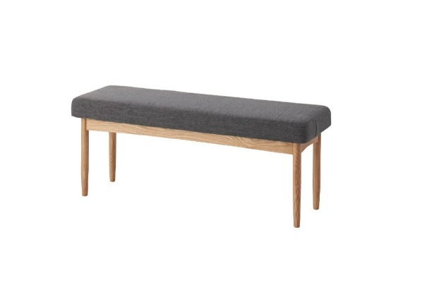 ベンチ HOC-150GY（W110×D35×H44cm）