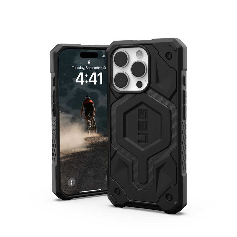 UAG　iPhone 16 Pro 耐衝撃ケース MAGSAFE対応 MONARCH PRO カーボンファイバー　UAG-IPH24MA-PMS-CF