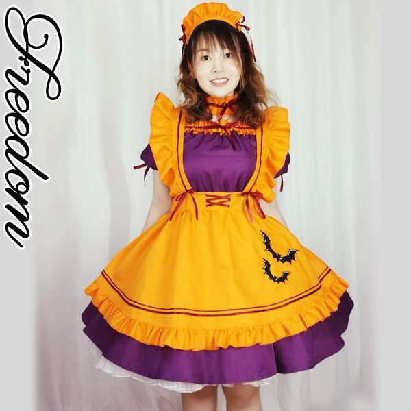 メイド コスプレ コスチューム ハロウィン 衣装 エプロン メイド服 メイドカフェ アキバ ゴスロリ ロリータ アイドル ゴスロリファッション 萌え ステージ 制服 地下アイドル インスタ 撮影ハロ 6,931円