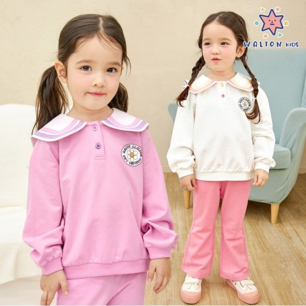 [Walton Kids] カラーラインカラブーツカットトップ＆ボトムスーツ