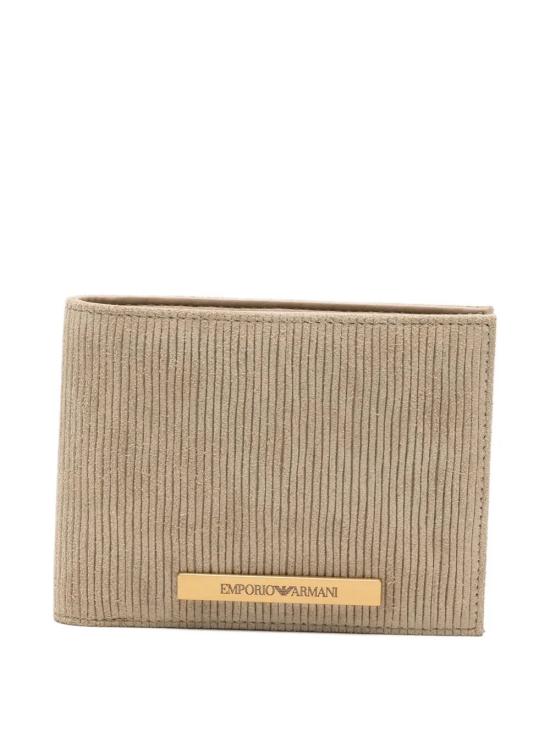 EMPORIO ARMANI Men Wallet EM005752 AF25302 F8246 GREY RUFFLE PRINT