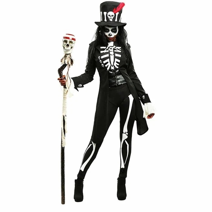 人気商品再入荷ハロウィン 衣装 レディース 髑髏 王女 巫女 悪魔 女性用 ハロウィン 仮装 舞台 ステージ コスチューム パーティー イベント コスプレ衣装 ハロウィン コスプレ衣装 ハロウィー