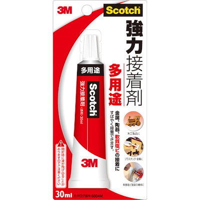 他サイト： 3M スリーエム スコッチ 強力接着剤 多用途 30ml 6004Mの商品画像