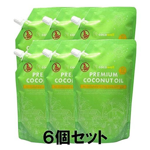 プレミアムココナッツオイル6個セット(460GX6個)