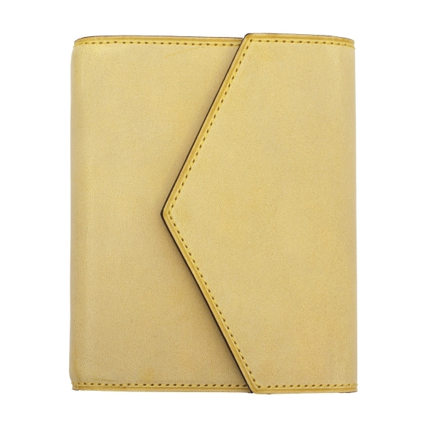 レッテラ テンペスティー・シビラレザー ミニ5 13mm ゴールドリング【マスタード】システム手帳 106-3