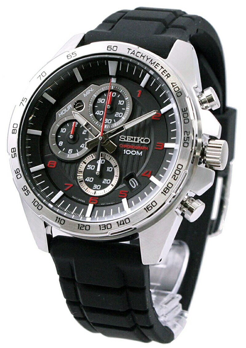 [10年保証] [訳あり品] [製造終了 希少海外モデル] [新品] SEIKO SSB325P1 セイコー クオーツ クロノグラフ 100m 防水 [逆輸入品] 32,500円