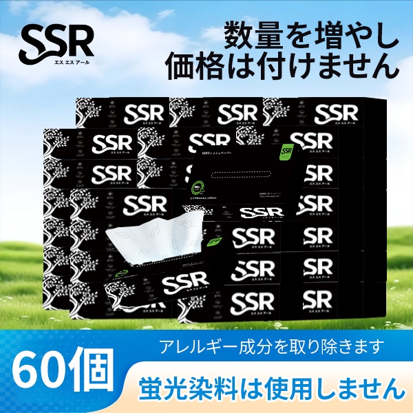 【箱買い】60個 480枚 ティッシュ (1個240組(480枚)) 190*200 ティッシュ ティッシュペーパー 日用品 常備品 生活用品 消耗品 備蓄 防災 生活雑貨 まとめ買い
