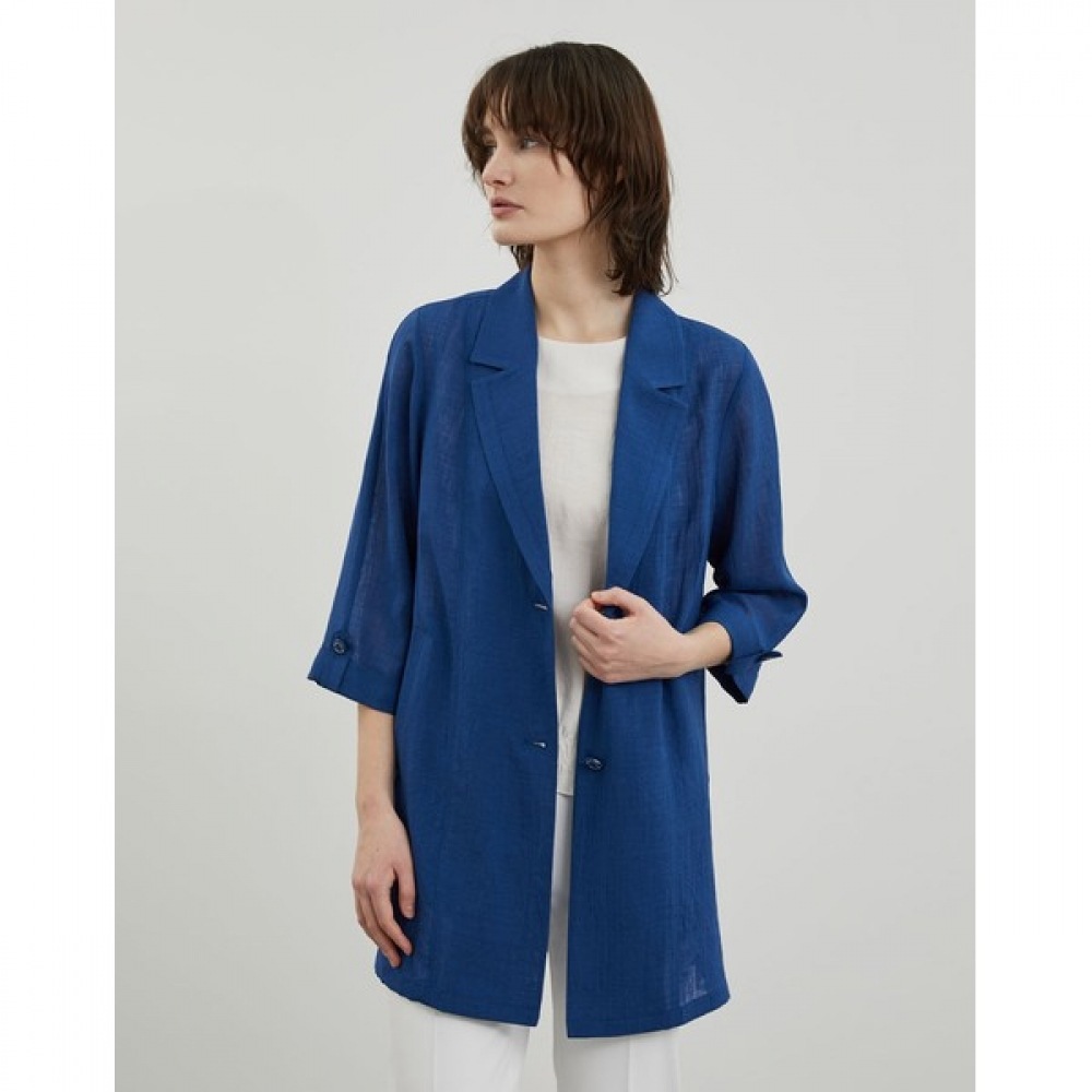 [オリビアローレン] テーラードロングシングルレイヤージャケット_VOCFU4M5111