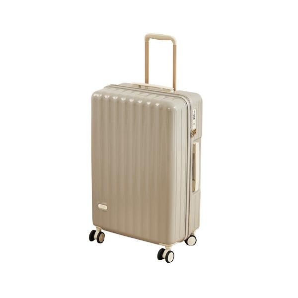 スーツケース グレー Sサイズ 機内持ち込み TSAロック 短途旅行 出張 ((S