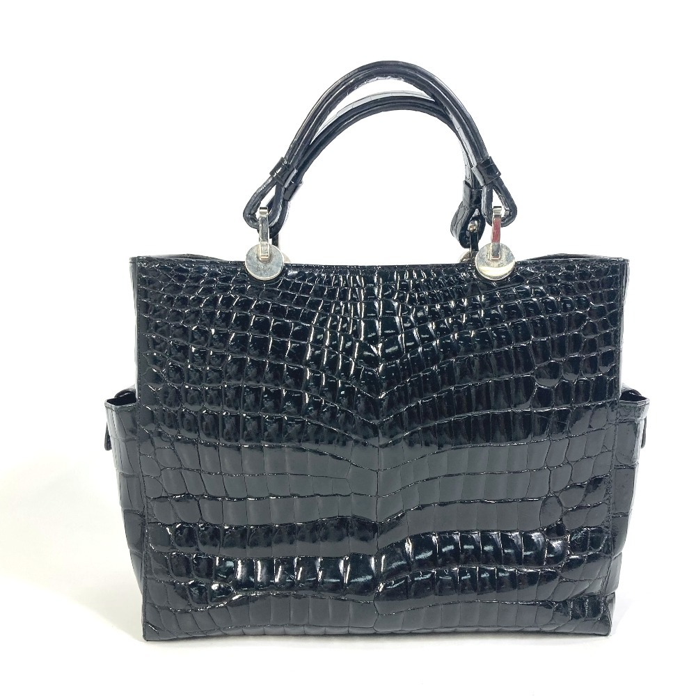 SALUE DOLE サルエドール ハンドバッグ クロコダイル トートバッグ カバン クロコダイル ブラック 13,552円