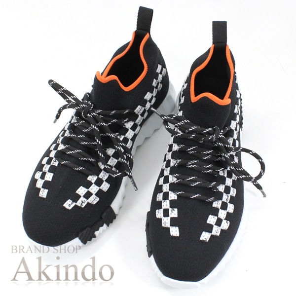【新品】スニーカー フレックス サイズ36.5 #36H ブラック ホワイト 黒x白 ニット/ボリュデュックトレッセ アパレル レディース 女性 靴 シューズ スリッポン カ 70,400円