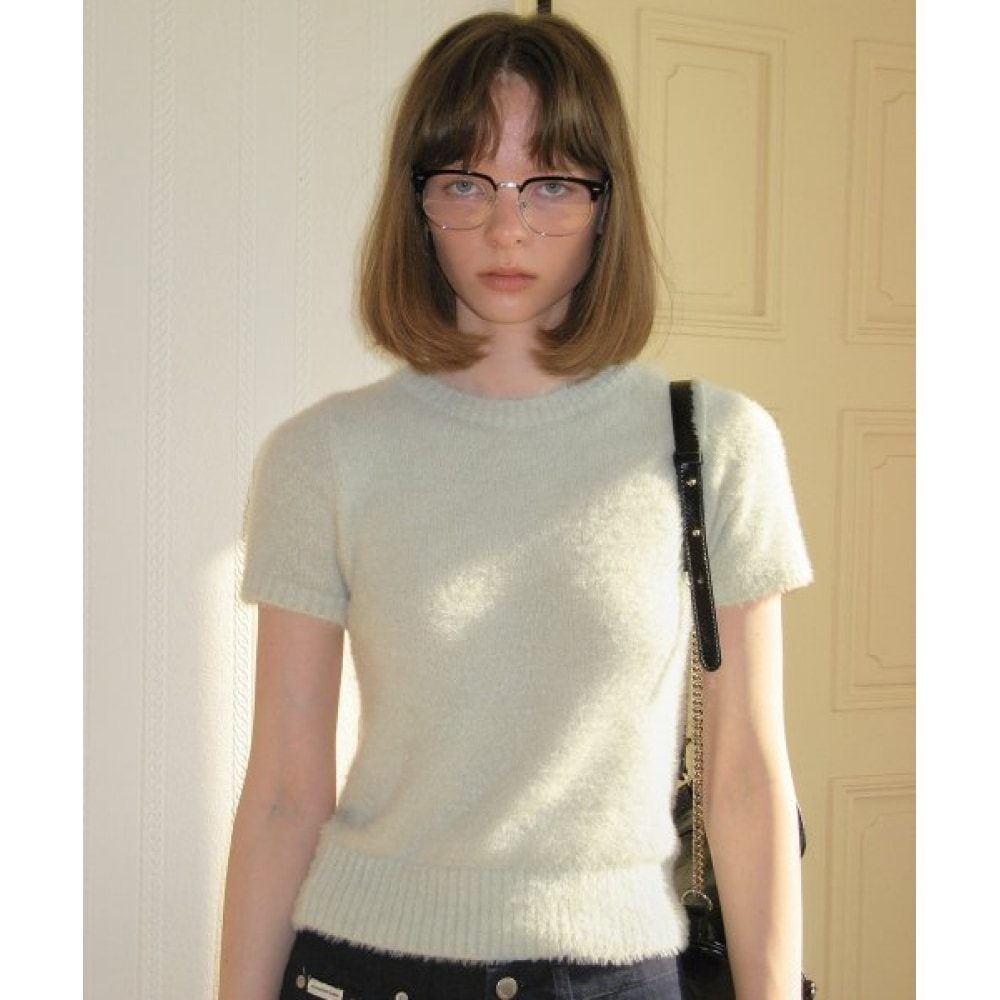 サムウェアバターフェアリーペンダントハーフニット-ミント 7,886円