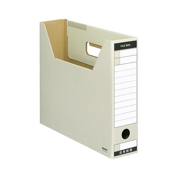 (まとめ) コクヨファイルボックス-FS(Tタイプ) A4ヨコ 背幅75mm グレー A4-SFT-M 1冊 (×30セット)