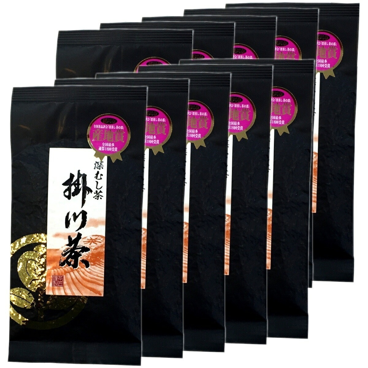 高級 特選ブラック掛川茶 100g10袋セット 深蒸し茶 日本茶 茶葉 国産 お茶 緑茶 ギフト 父の日 御中元 2026 プチギフト お茶 内祝い プレゼント 還暦祝い 男性 女性 父 お年賀 御