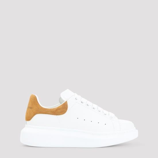 ALEXANDER MCQUEEN Women Sneakers 553770 WIAJW 9900 WHITE TAN