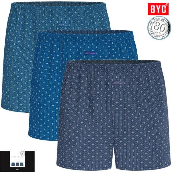 幾何学模様ハイエンドノーブル80番手プレミアムボクサー3枚入り MCG1482