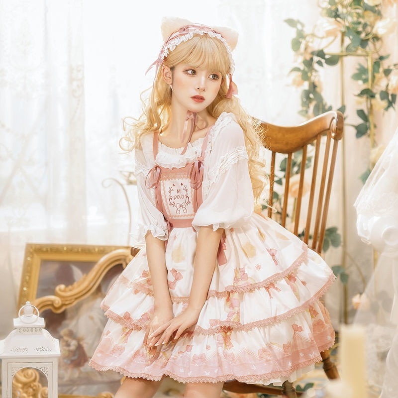 かわいい ロリータ セクシーかわいいコスプレハロウィン衣装 成人式女性 ワンピースミ制服 パーティードレスJkセット ふわふわ プリンセスドレスロールプレイングロリ ータ