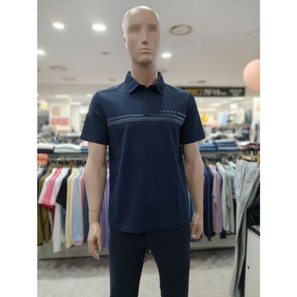 セーブゾーン05 ワンポイントプリントTシャツ ACTS2458 34ブルー_P424098461
