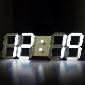 [送料無料] 特価割引! LED壁掛け時計無騒音柱時計インテリア時計ホワイト柱時計 韓国内の大人気!!//ホームショッピング放送のヒット商品//アイデア商品//ビッグアイテム 11,822円