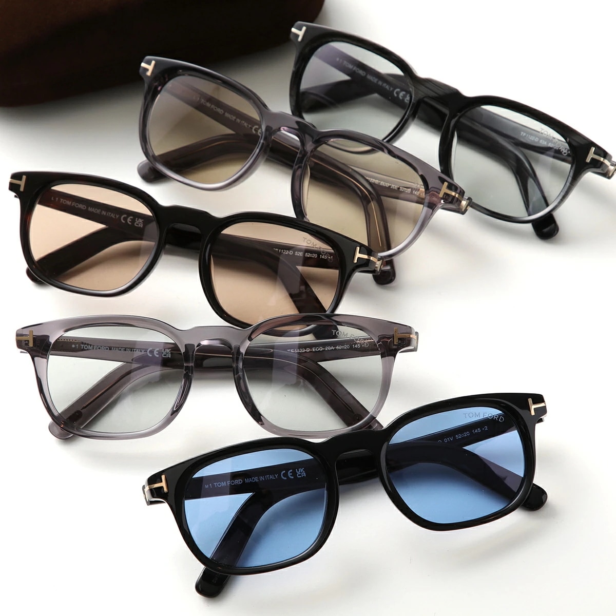 TOM FORD トムフォード サングラス TF1122-D FT1122-D メンズ ウェリントン型 アジアンフィット ロゴ アイウェア カラー2色