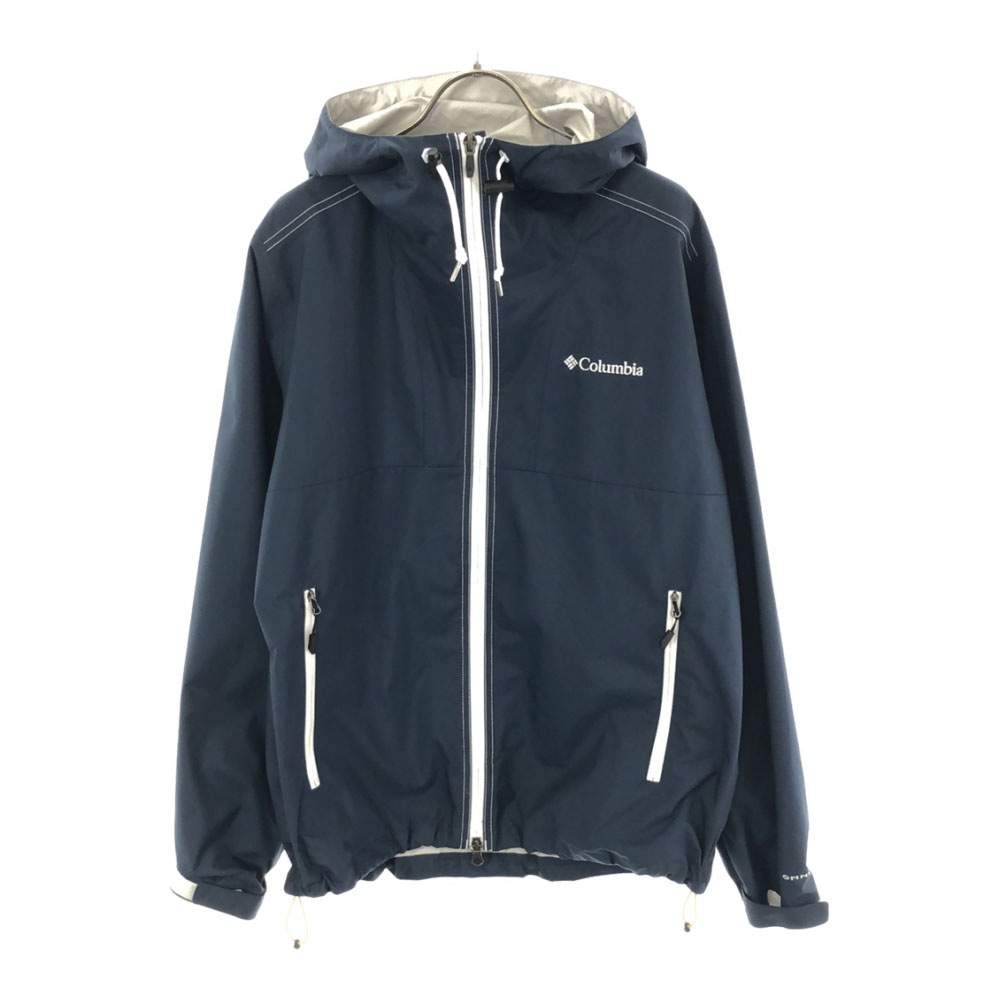 PM0162 長袖 ナイロン ジップパーカー M ネイビー系 アウトドア メンズ