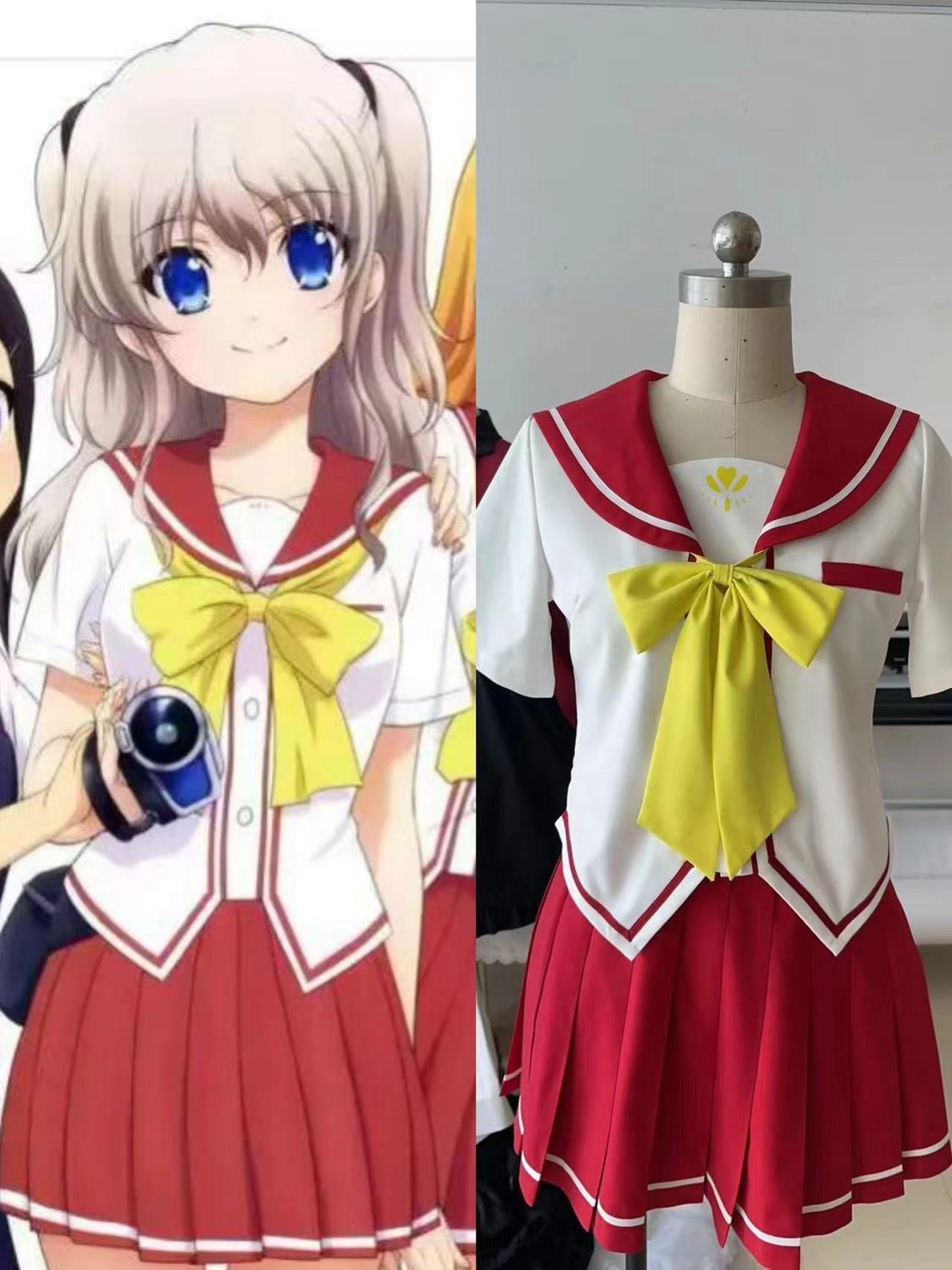 【友利奈緒】charlotteシャーロット友利奈緒コスプレ服友利奈緒
