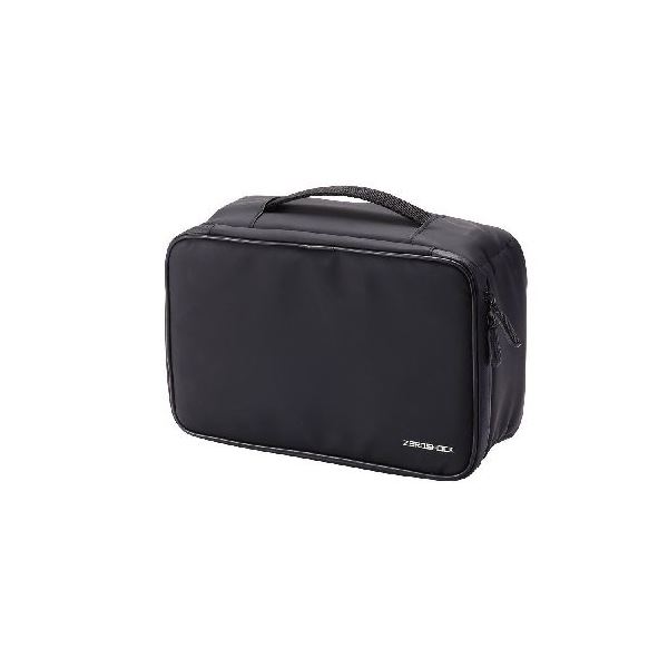 (まとめ)エレコム マルチ収納ポーチ(耐衝撃タイプ) BMA-GP07BK(×2セット)